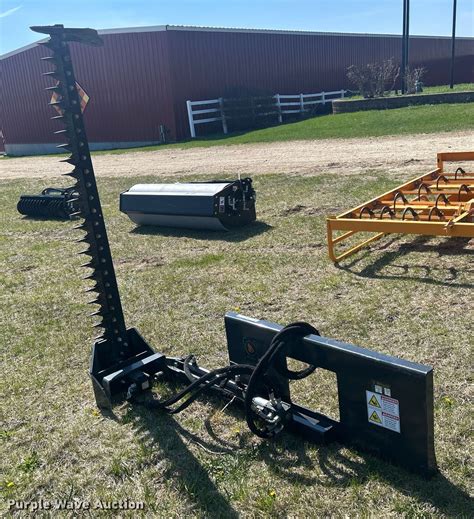 wolverine skid steer mower|skid steer mounted sickle mower.